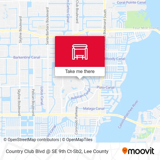 Country Club Blvd @ SE 9th Ct-Sb2 map