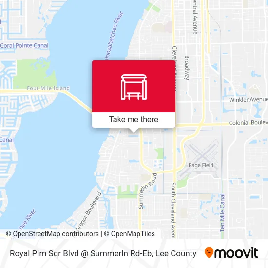 Royal Plm Sqr Blvd @ Summerln Rd-Eb map