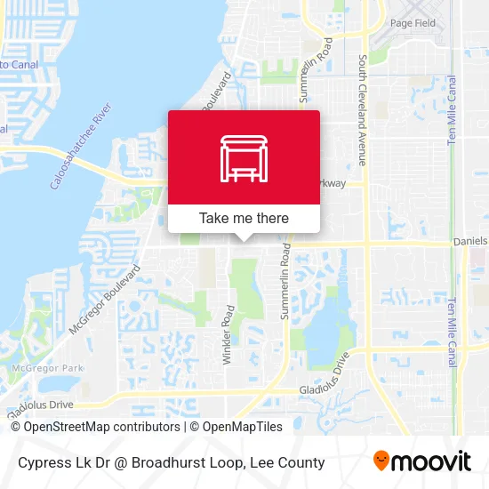 Mapa de Cypress Lk Dr @ Broadhurst Loop