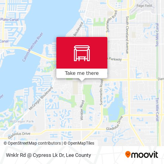 Mapa de Wnklr Rd @ Cypress Lk Dr