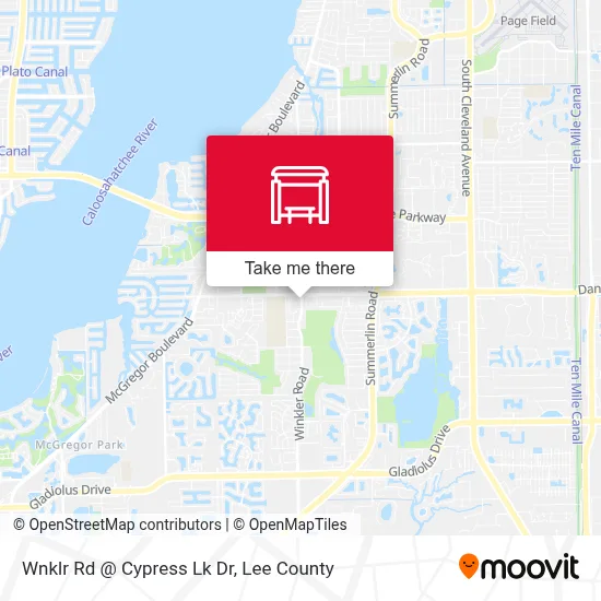 Wnklr Rd @ Cypress Lk Dr map