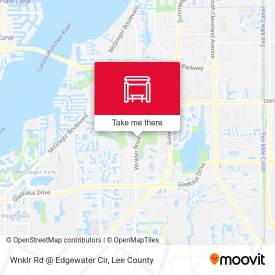 Mapa de Wnklr Rd @ Edgewater Cir