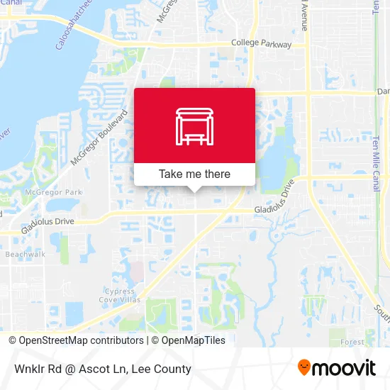 Mapa de Wnklr Rd @ Ascot Ln