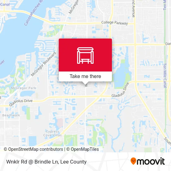 Mapa de Wnklr Rd @ Brindle Ln