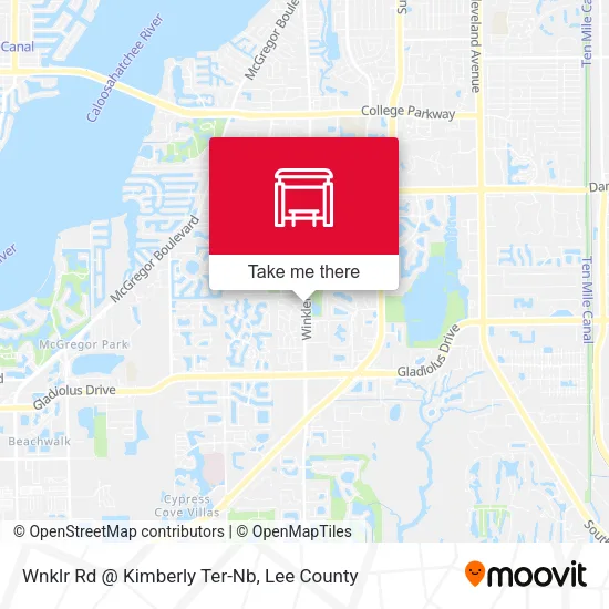 Mapa de Wnklr Rd @ Kimberly Ter-Nb