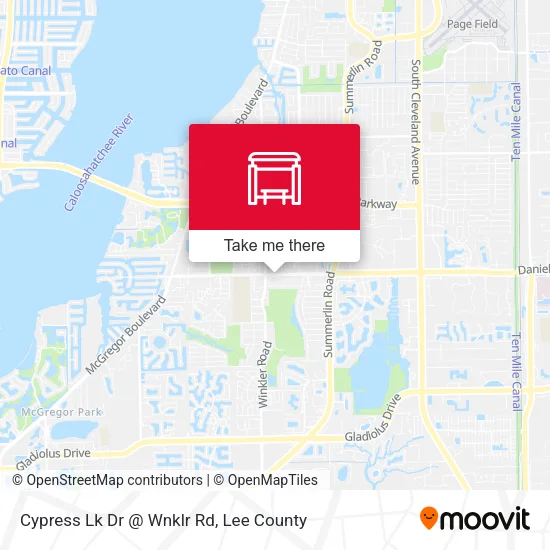 Mapa de Cypress Lk Dr @ Wnklr Rd