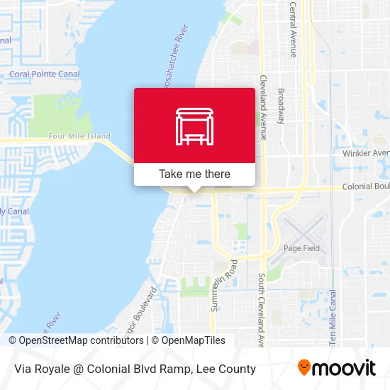 Mapa de Via Royale @ Colonial Blvd Ramp