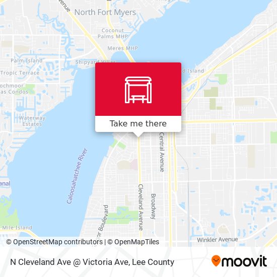 Mapa de N Cleveland Ave @ Victoria Ave