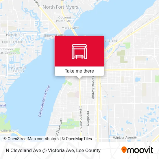 Mapa de N Cleveland Ave @ Victoria Ave