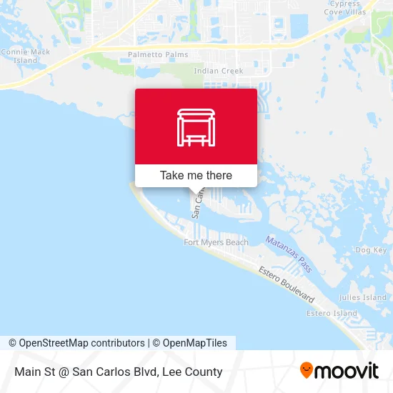 Mapa de Main St @ San Carlos Blvd