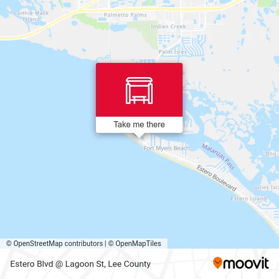 Mapa de Estero Blvd @ Lagoon St