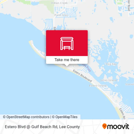 Mapa de Estero Blvd @ Gulf Beach Rd