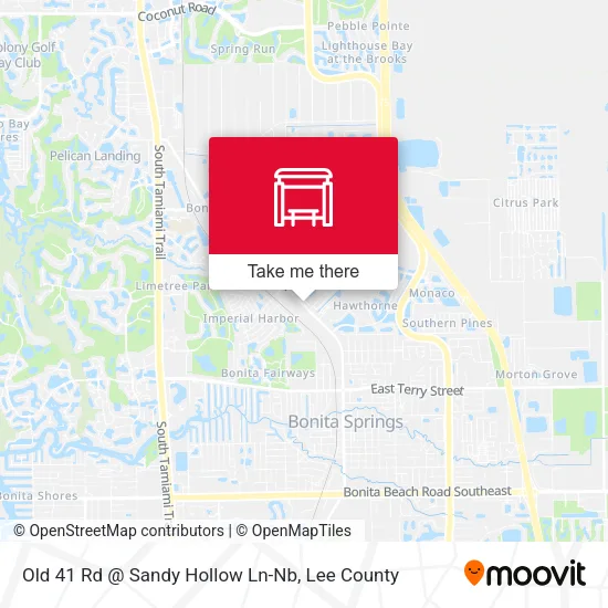 Old 41 Rd @ Sandy Hollow Ln-Nb map