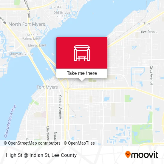 Mapa de High St @ Indian St