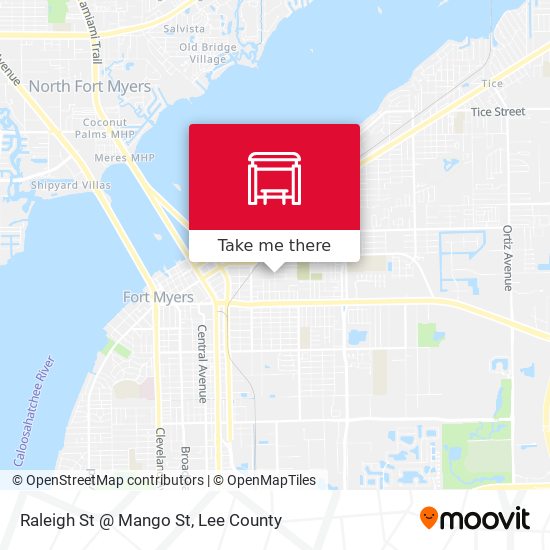 Mapa de Raleigh St @ Mango St