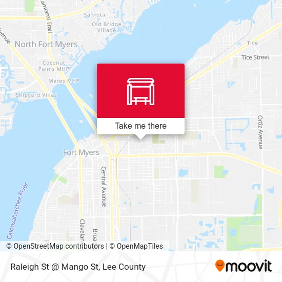 Mapa de Raleigh St @ Mango St