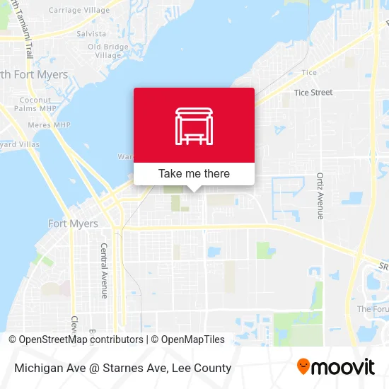 Michigan Ave @ Starnes Ave map