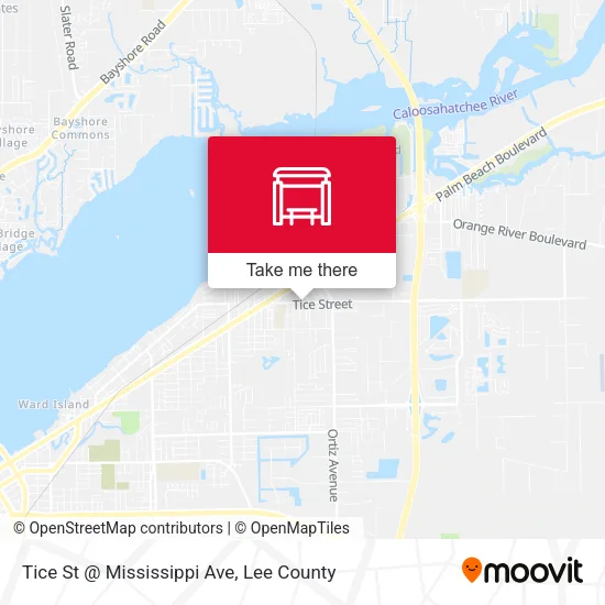 Mapa de Tice St @ Mississippi Ave