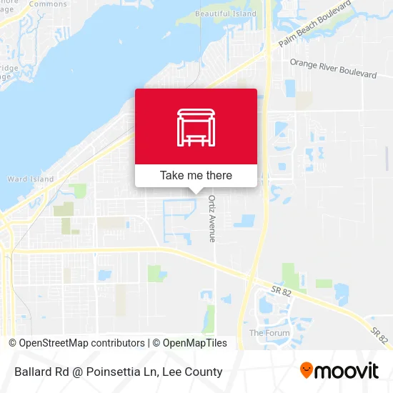 Mapa de Ballard Rd @ Poinsettia Ln
