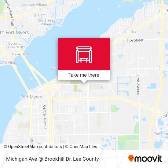 Mapa de Michigan Ave @ Brookhill Dr