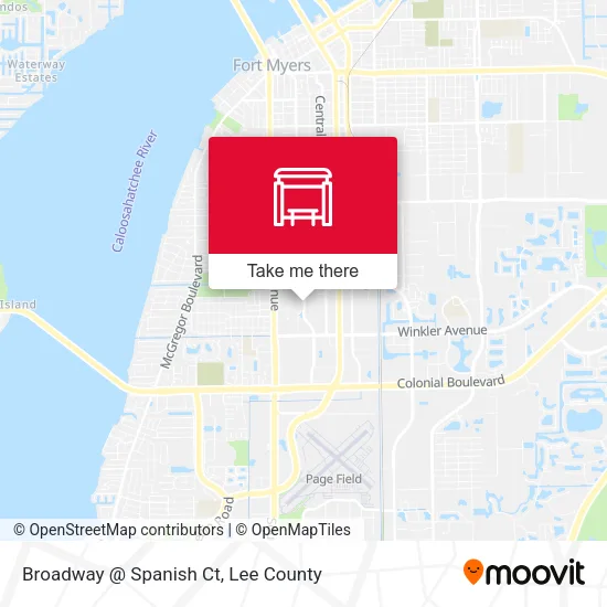 Mapa de Broadway @ Spanish Ct