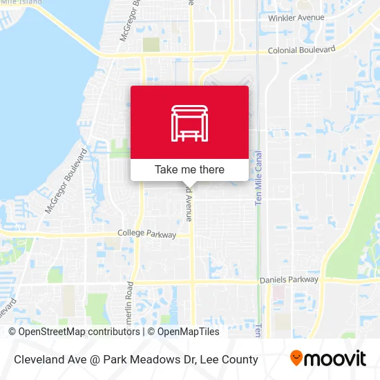 Cleveland Ave @ Park Meadows Dr map