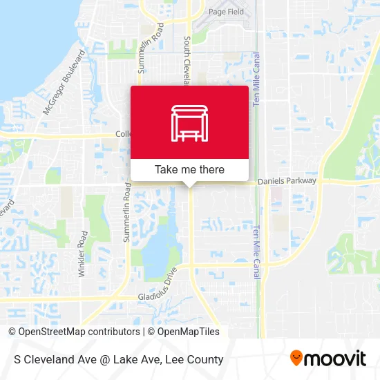 Mapa de S Cleveland Ave @ Lake Ave