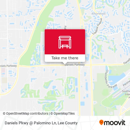 Daniels Pkwy @ Palomino Ln map