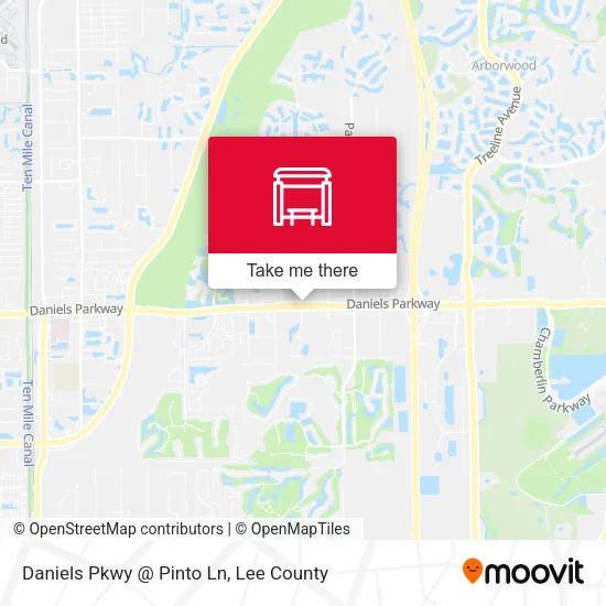 Mapa de Daniels Pkwy @ Pinto Ln