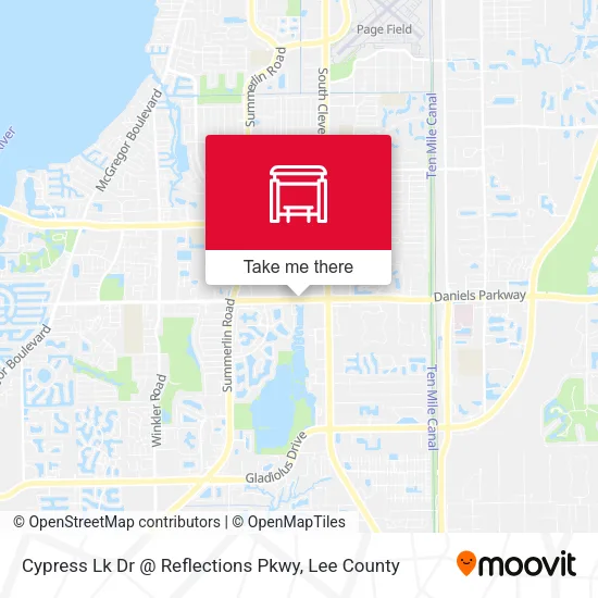 Mapa de Cypress Lk Dr @ Reflections Pkwy