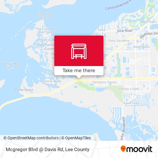 Mcgregor Blvd @ Davis Rd map