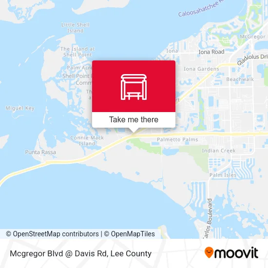 Mcgregor Blvd @ Davis Rd map