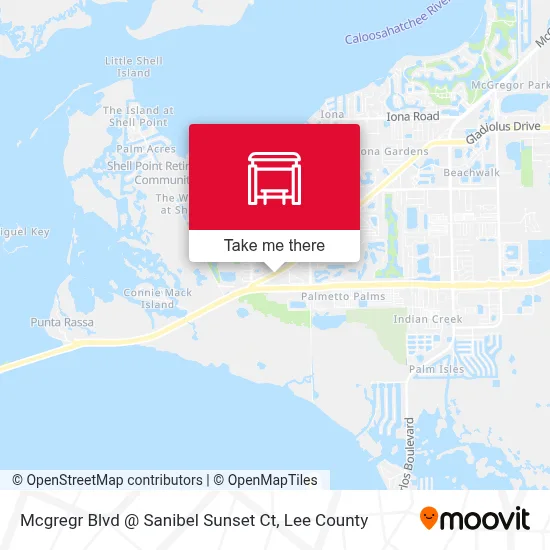 Mcgregr Blvd @ Sanibel Sunset Ct map