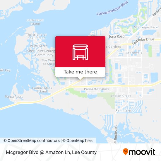 Mcgregor Blvd @ Amazon Ln map