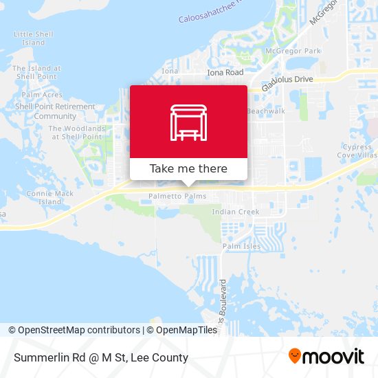 Summerlin Rd @ M St map