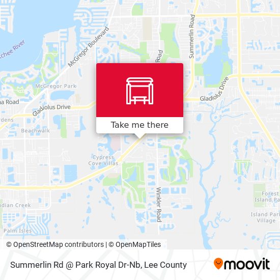 Summerlin Rd @ Park Royal Dr-Nb map