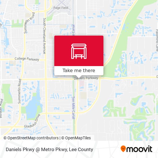 Daniels Pkwy @ Metro Pkwy map
