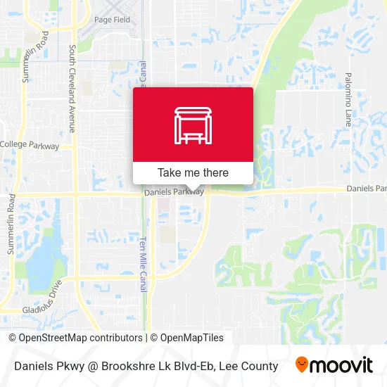 Mapa de Daniels Pkwy @ Brookshre Lk Blvd-Eb