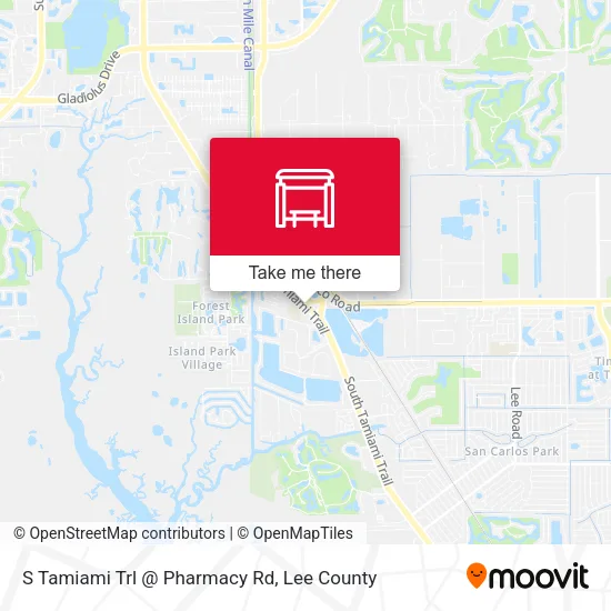 Mapa de S Tamiami Trl @ Pharmacy Rd