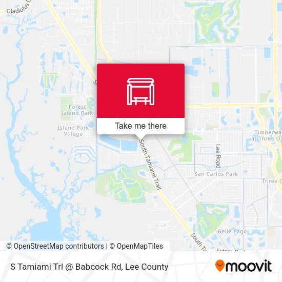 Mapa de S Tamiami Trl @ Babcock Rd