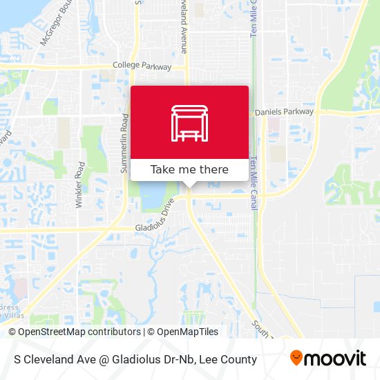 Mapa de S Cleveland Ave @ Gladiolus Dr-Nb