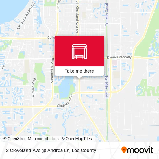 Mapa de S Cleveland Ave @ Andrea Ln