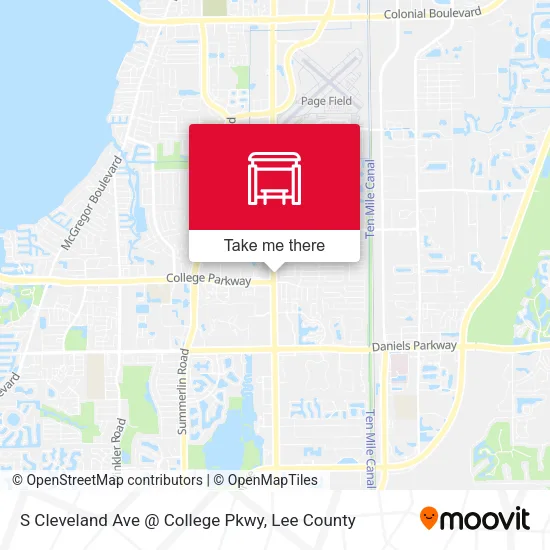 Mapa de S Cleveland Ave @ College Pkwy