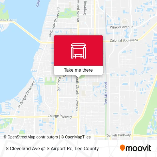 S Cleveland Ave @ S Airport Rd map