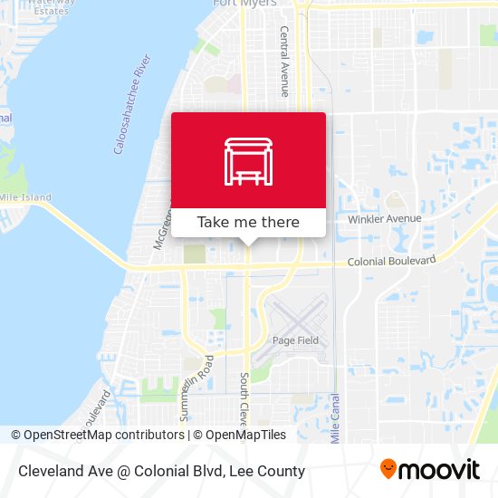 Mapa de Cleveland Ave @ Colonial Blvd