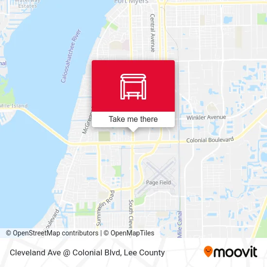 Mapa de Cleveland Ave @ Colonial Blvd