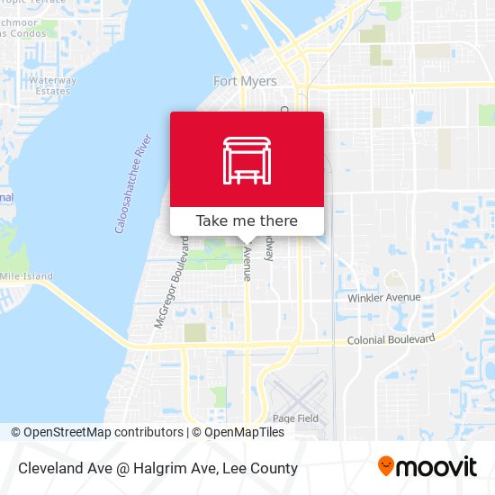 Cleveland Ave @ Halgrim Ave map