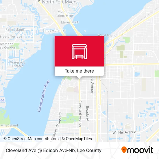 Mapa de Cleveland Ave @ Edison Ave-Nb