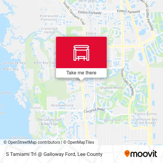 S Tamiami Trl @ Galloway Ford map