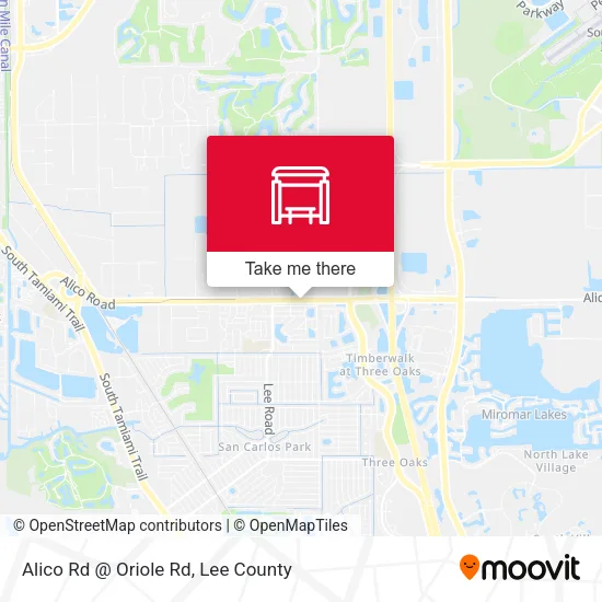 Mapa de Alico Rd @ Oriole Rd